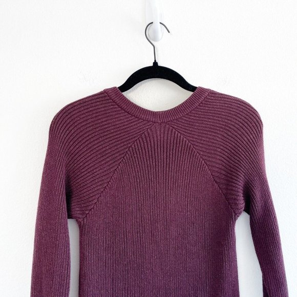 Lululemon The Sweater The Better Pullover Women’s 2/4 Berry Casual Yoga Pockets - Picture 7 of 12